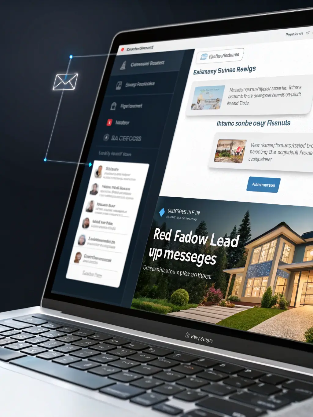 A screenshot of an automated email sequence being triggered in a CRM system, demonstrating Lili Global's automation process for lead nurturing.